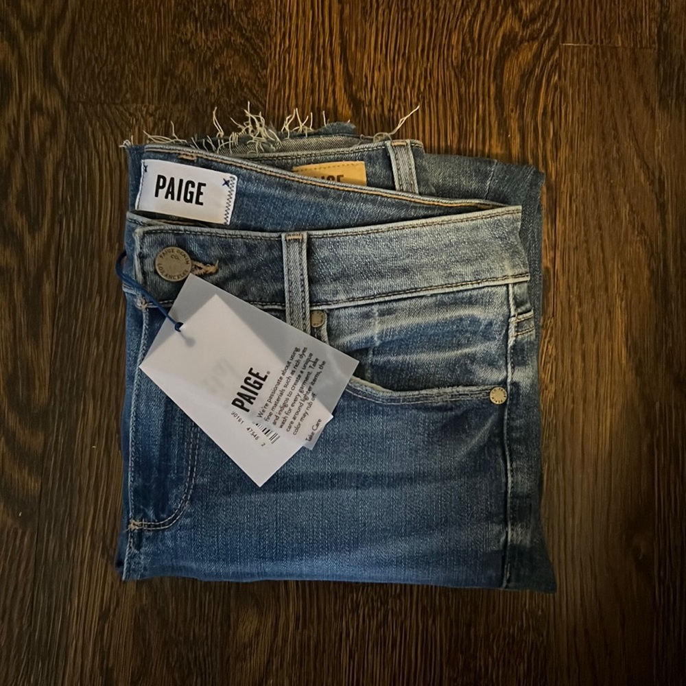 paige dark wash jeans